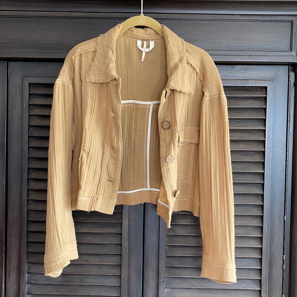 Free People Cropped Jacket - Picture 3 of 5
